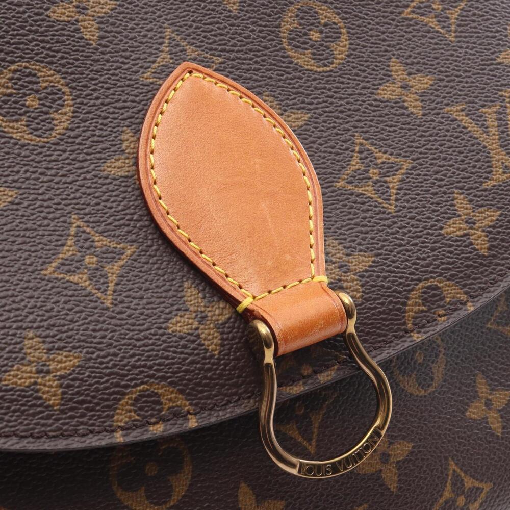 LOUIS VUITTON Authentic Brown Monogram Leather Shoulder Bag - Picture 7 of 10